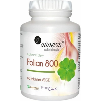 Aliness Folát 800 mcg 60 tabliet