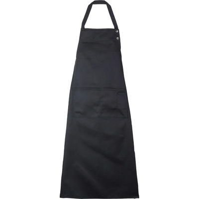 NEOBLU Zástěra s laclem Edgar COT244454n1199-deep black Černá deep