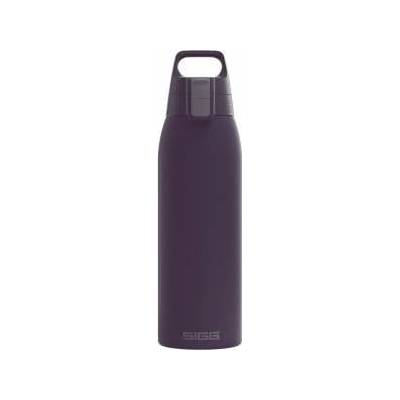 SIGG - Insulated drinking bottle - Thermos bottle Shield Therm One Nocturne carbonated drinks - Leak-proof - Dishwasher safe - BPA-free - 90% recycled stainless steel - Dark purple - 1L - 6021.90