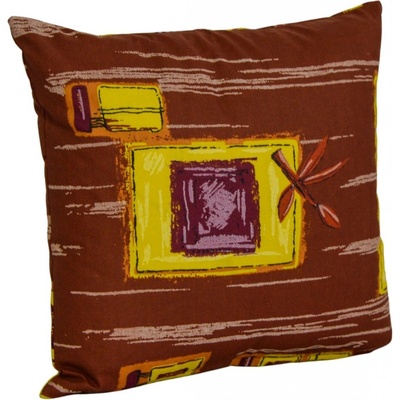 LKV Lomnice hnědý ornament 40 x 40 cm