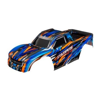 Traxxas каросерия Stampede 4X4 VXL оранжева (безскобова)