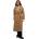SUPERDRY Палто Superdry Relaxed Long Wool coat - Brown (Iced Coffee Brown)