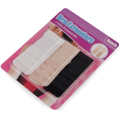 Prima-obchod Prodloužení obvodu podprsenky - jednořadé, dvouřadé, sada 3 ks, barva 2 (38 mm) mix – Zbozi.Blesk.cz