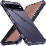 Techsuit Калъф за Google Pixel 11 Pro - Shockproof Clear Silicone - Techsuit - Опушено черен (KF2366881)