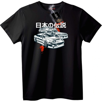 NOONEBRAND Тениска Японска Легенда - 2XL, Black