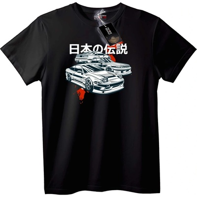 NOONEBRAND Тениска Японска Легенда - 2XL, Black