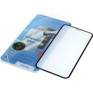 OTB Закалено защитно стъкло за iPhone XR, Full Cover 3D, черно (8013271)