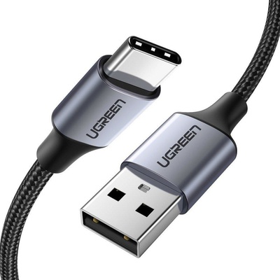 Ugreen 60126 USB na rýchle nabíjanie USB typu C 3.0 3A, 1m, sivý