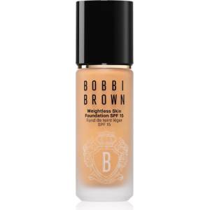 Bobbi Brown Weightless Skin Foundation SPF 15 дълготраен фон дьо тен с хидратиращ ефект цвят Honey 30ml