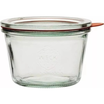 Weck Zaváracie poháre s viečkom tesnením a klipsami 4 ks x 250ml