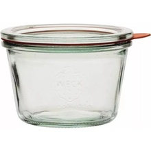 Weck Zaváracie poháre s viečkom tesnením a klipsami 4 ks x 250ml