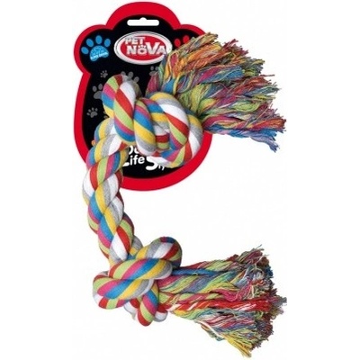 Pet Nova Bavlněná činka 2 uzle 40 cm