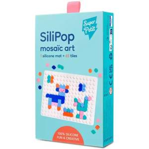 Super Petit Творчески комплект Super Petit - Мозайка Silipop, бяла (SILIPOP01)