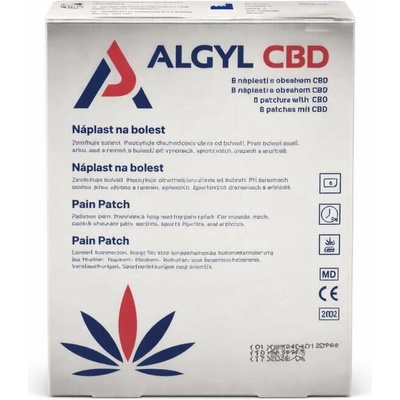 Algyl CBD náplast na bolest 8 ks