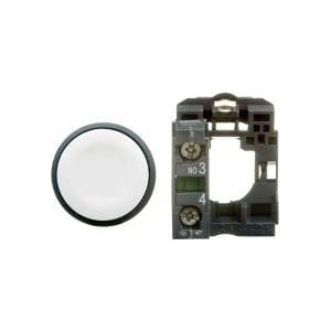 Schneider Electric Control button 22mm white 1Z with self-return XB5AA11
