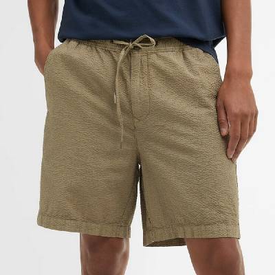 Barbour Seersucker Relaxed Shorts