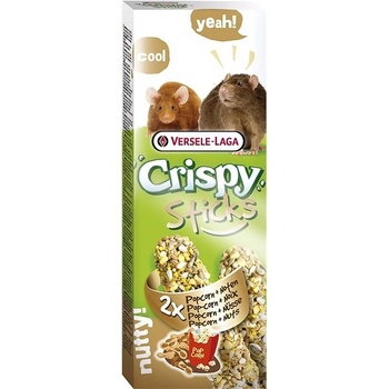 Versele-Laga Crispy Sticks Popcorn & nuts potkan a myška 110 g