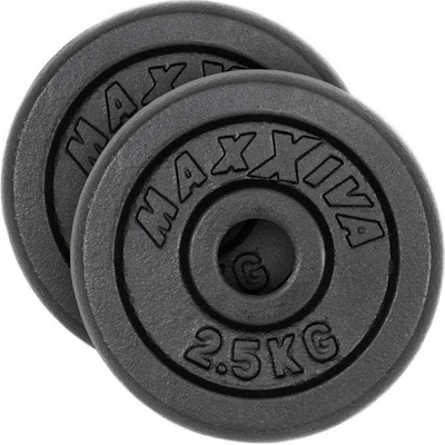MAXXIVA liatinové závažia 5 kg 2 x 2,5 kg 31 mm