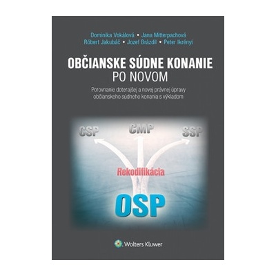 Občianske súdne konanie po novom - Mitterpachová Jana, Vokálová Dominika