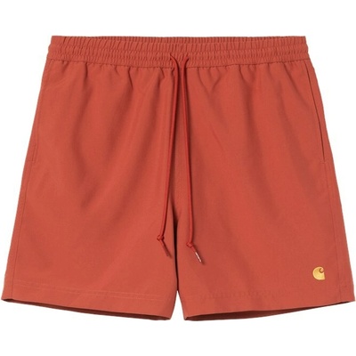 Carhartt WIP Chase Swim oxide red/gold