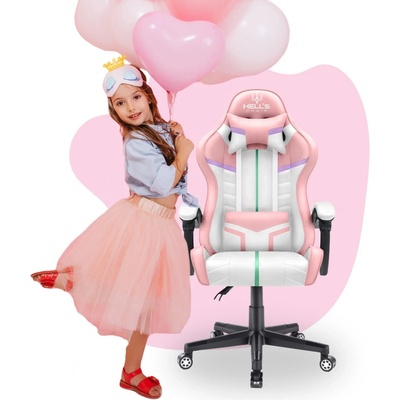 Hell's Chair HC-1004 KIDS Pink Rainbow