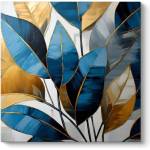 TopMebel Картина на платно " Botanical Leaves" TopMebel с дигитален печат 100x100x3cm