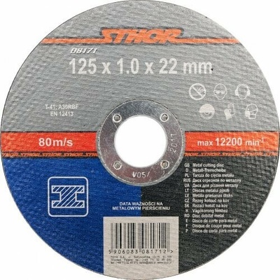 Sthor Kotúč na kov 125 × 22 × 1,0 mm 5906083081712