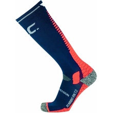 P.A.C. ponožky RN 7.2 Running Reflective Pro Compression Women Wadenumfang Navy-Red