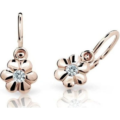 Cutie Diamonds dětské náušnice z růžového zlata s brilianty DC1736-10-00-X-4