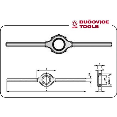 Vratidlo na závitová očka Bučovice - průměr 55mm/délka480mm