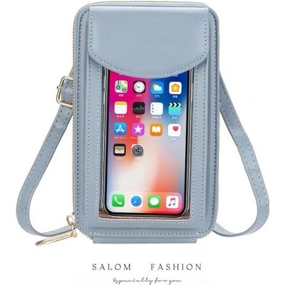 Dámská mini taška SALOM A081403 Světla modrá