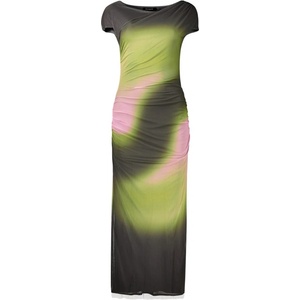 Desigual Дамска дълга рокля desigual, Размер xl, Цвят Зелено (26wwvk32_ve2000)