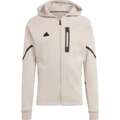 Adidas Мъжки суичър Adidas GameDay Full Zip Hoodie Mens - Wonder Taupe