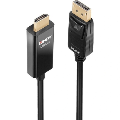 Lindy 40928 адаптер за видео кабел 5 м DisplayPort HDMI тип A (стандартен) Черен (40928)
