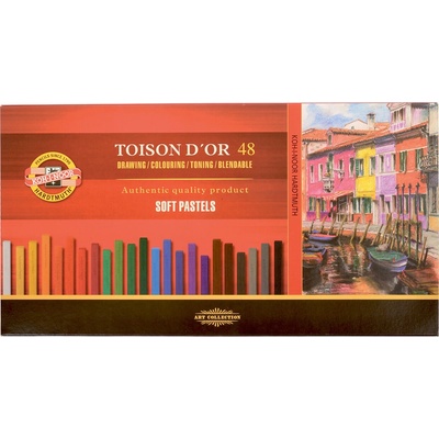 KOH-I-NOOR TOISON D´OR Sada prašných umeleckých pastelov 48 ks