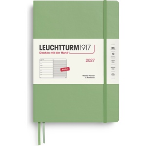 Leuchtturm1917 weekly calendar 2027 Composition (B5) with notebook - 178 x 254 mm - January-December 2027 - 400209 (400209)