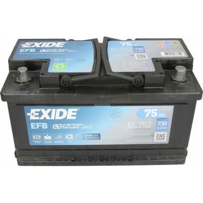 Exide Start-Stop EFB 12V 75Ah 730A EL752