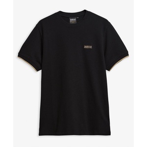 Barbour International Тениска Barbour International Mens Eamon Pique T-Shirt - Black BK11