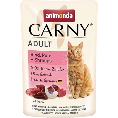Animonda Carny Adult beef, turkey & shrimp pouch 85 g