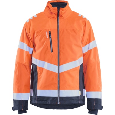Blåkläder AB 4780 Hi-Vis lehká zimní bunda s podšívkou oranžová/námornická modrá