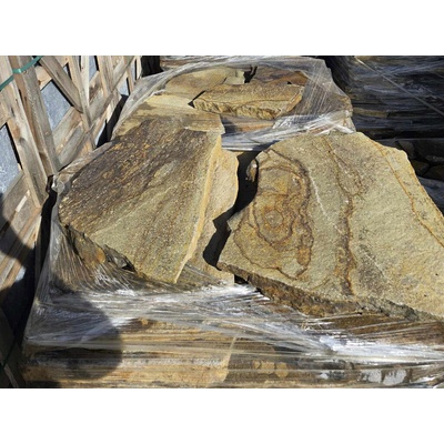 #3 Andezit A2 ZS rezavý šlapák pr. 40-80 cm tl. 3-6 cm – Hledejceny.cz