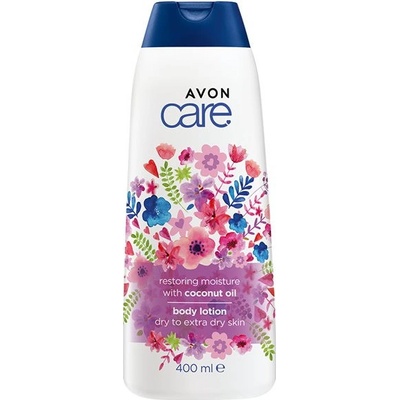 Avon Care regenerační hydratační tělové mléko s kokosovým olejem 400 ml