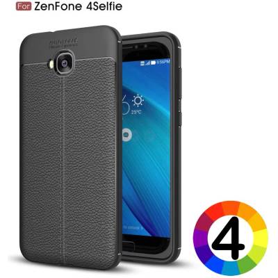 ASUS Zenfone 4 Selfie ZD553KL Удароустойчив Litchi Skin Калъф и Протектор