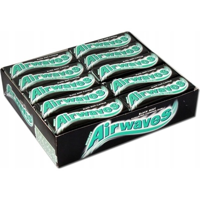 Wrigley's Airwaves žvýkačka Black Mint 14 g x 30 ks