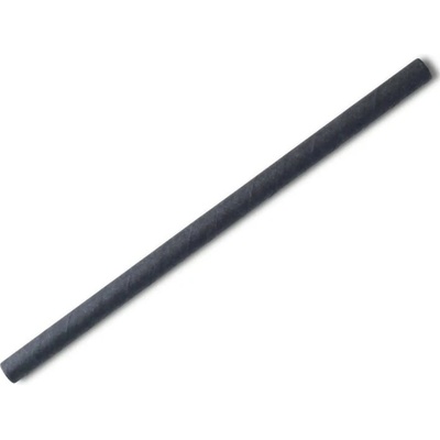 WorldOffice sro Slamky Papierové Jumbo Aperol koktejlové čierne 15 cm O 7 mm