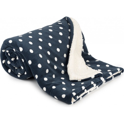 4Home Beránková deka Modrý puntík 150x200 – Hledejceny.cz