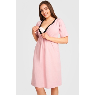 Anda mateřská kojicí košilka Plisa růžová – Zboží Dáma