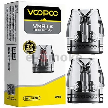 VooPoo Vmate V3 Top Fill cartridge 0,7 ohm 2 ks