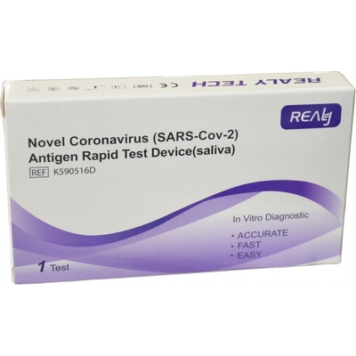 Hangzhou Realy Tech Novel Coronavirus SARS-Cov-2 Antigen Rapid Test Device saliva 1 ks – Zbozi.Blesk.cz