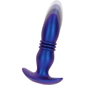 Image 1 of ToyJoy The Tough Thrusting Vibrating Plug Blue Metallic